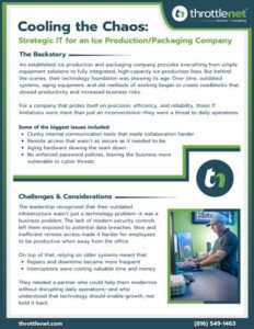 Manufacturing and Engineering Case Study Example
